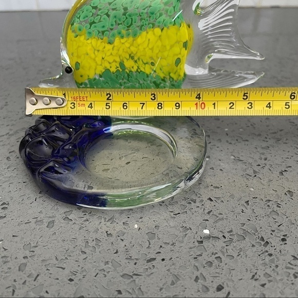 Art Glass Flounder Fish Figurine Paperweight Decor - Picture 10 of 10